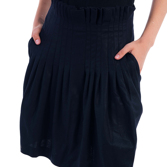 ALBINO BLACK MIDI SKIRT | WOMENS SIZE 29 - Picture 5 of 5